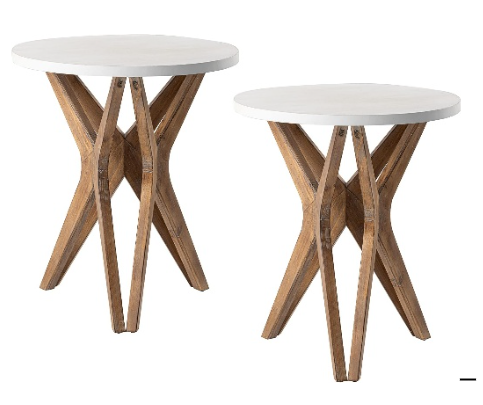 Mesa auxiliar boho
